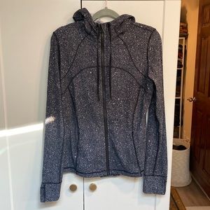 Lululemon hooded define jacket speckled size 8 EUC